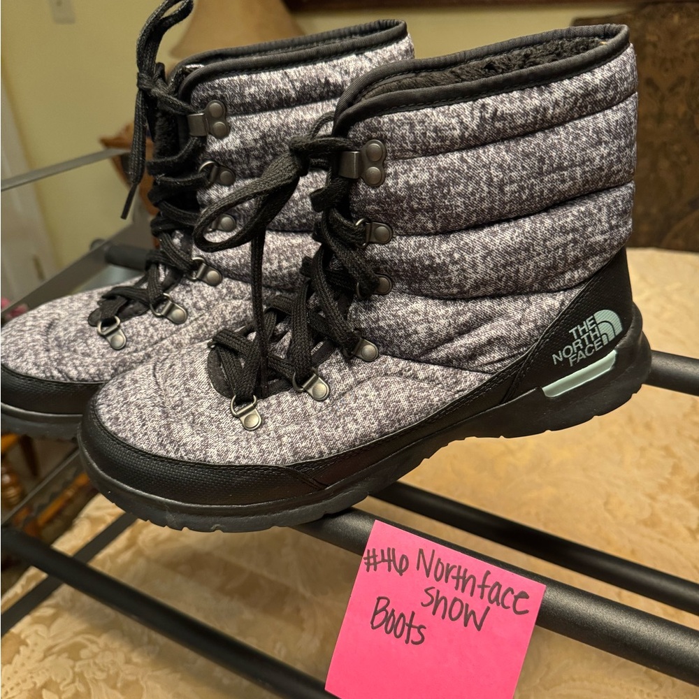 The North Face Gray Snow Boots